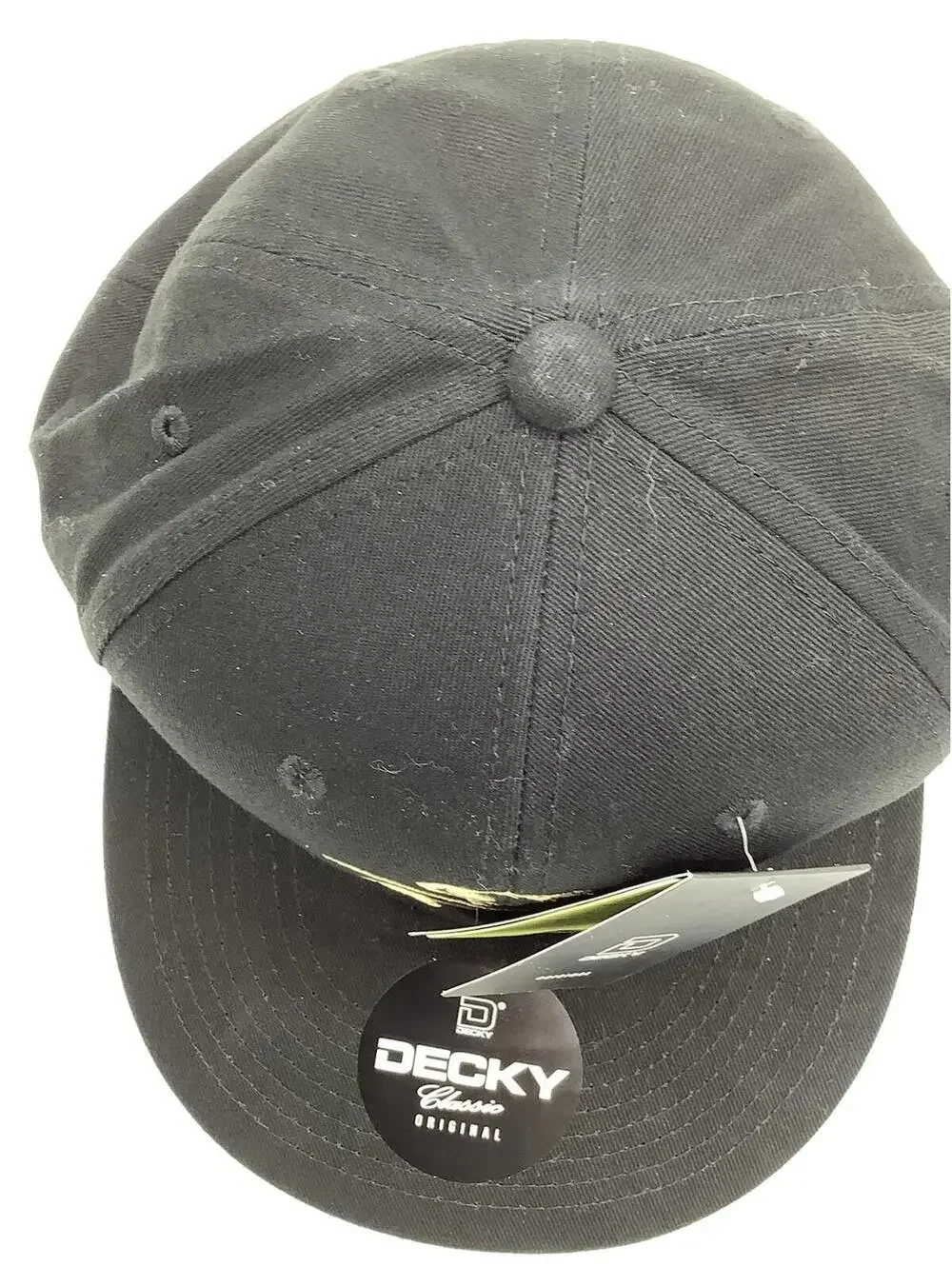 DECKY Gold Gas Mask Hat - Black SnapBack Cap (New With Tags)